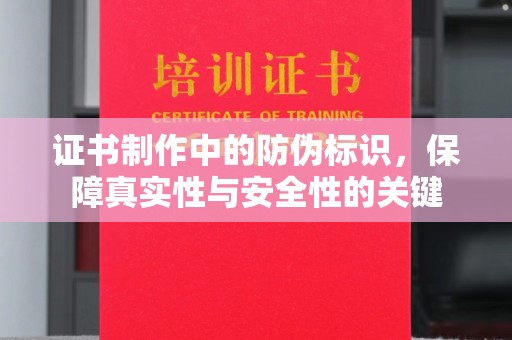 安居证书制作中的防伪标识，保障真实性与安全性的关键